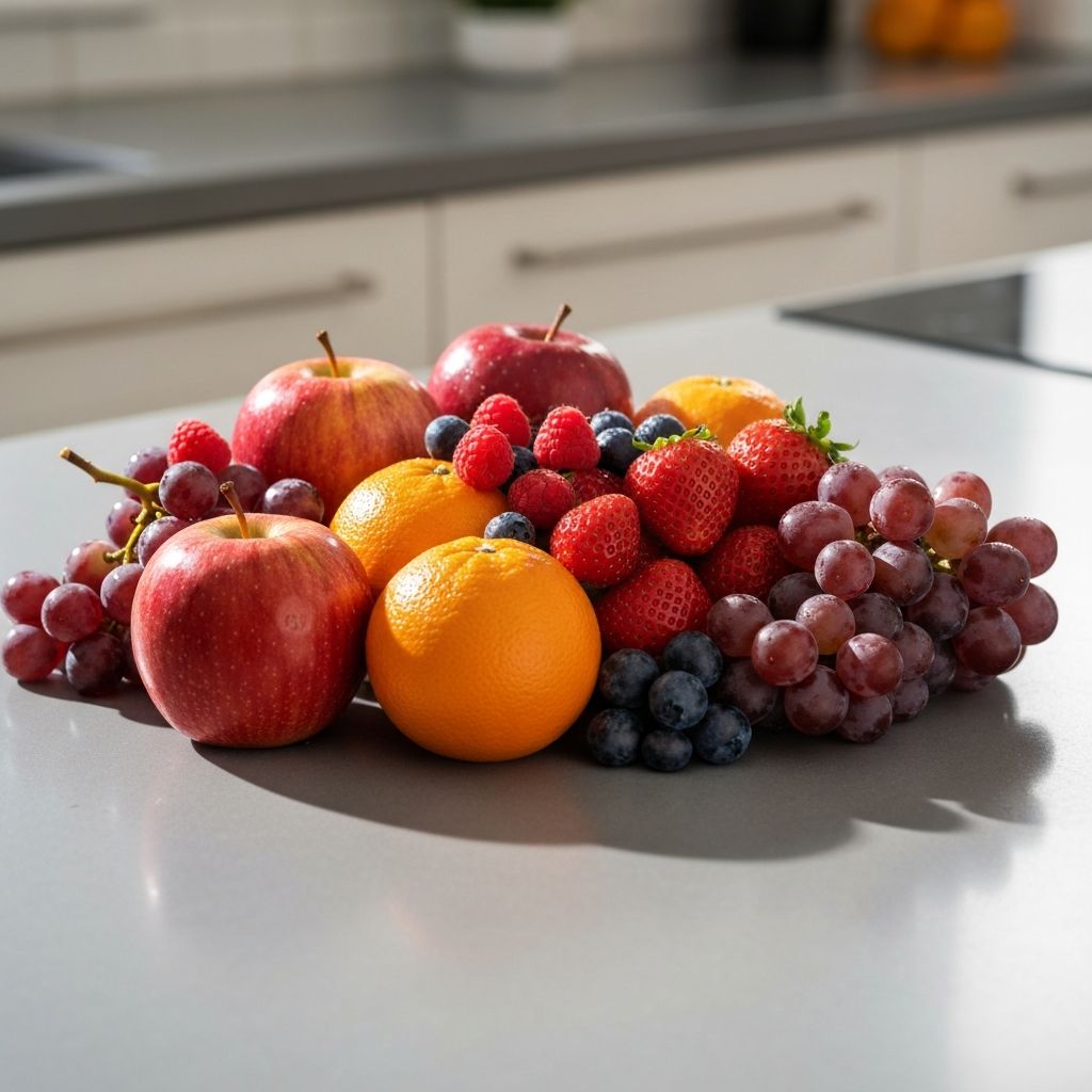 Verschiedene frische Früchte